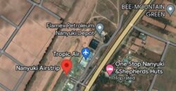 Prime Land For Sale adjacent to Nanyuki Airstrip